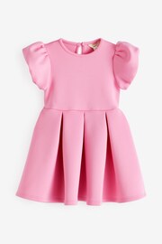 River Island Pink Mini Girls Scuba Dress - Image 1 of 1