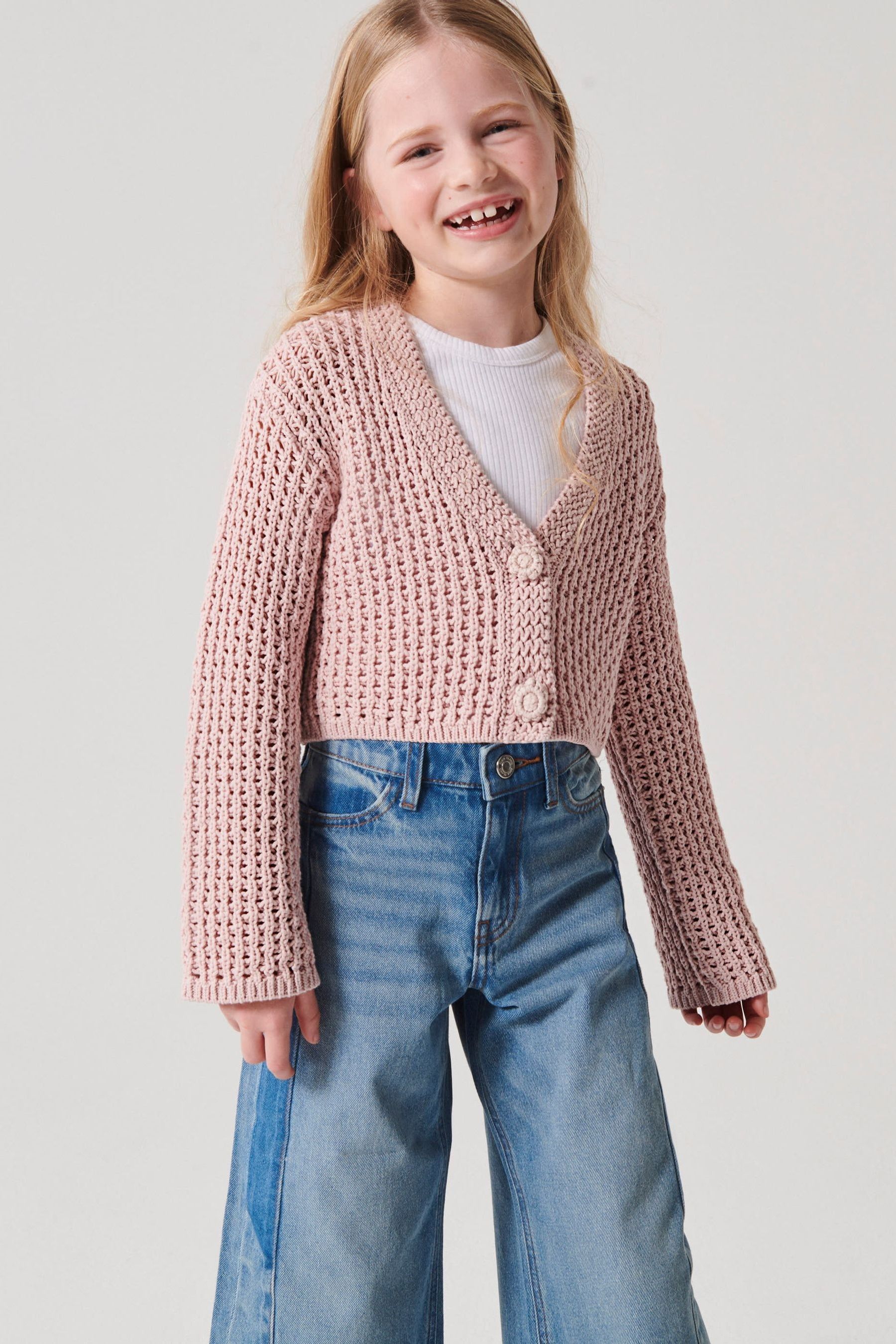 Girls cropped cardigan online