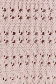 River Island Pink Girls Crochet Jumper - Image 3 of 3