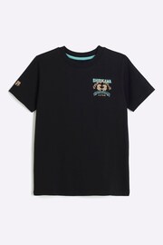 River Island Black Boys Shirikawa Back Print Graphic T-Shirt - Image 3 of 6