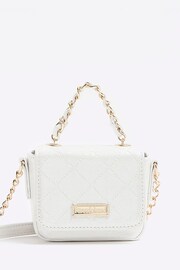 River Island White Girls Iridescent Mini Cross Body Bag - Image 3 of 6