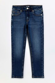 River Island Blue Slim Relaxed Jeans - Image 2 of 4