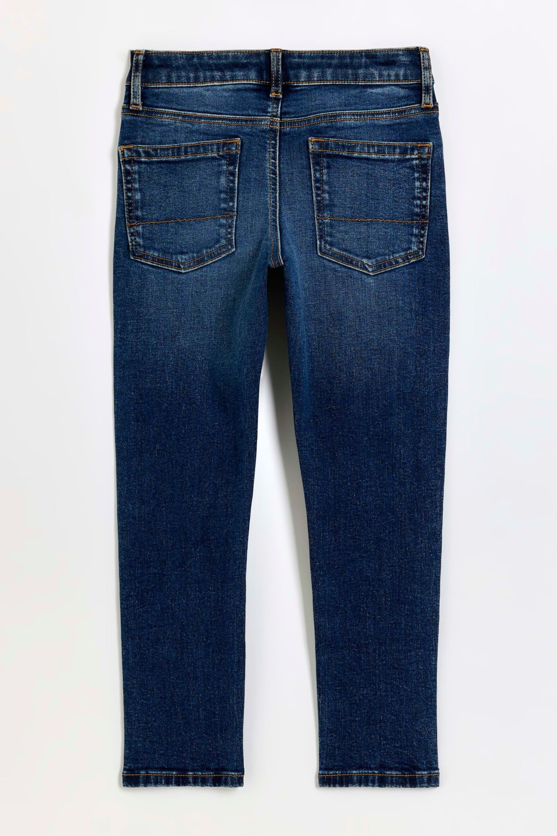 River Island Blue Slim Relaxed Jeans - Image 3 of 4