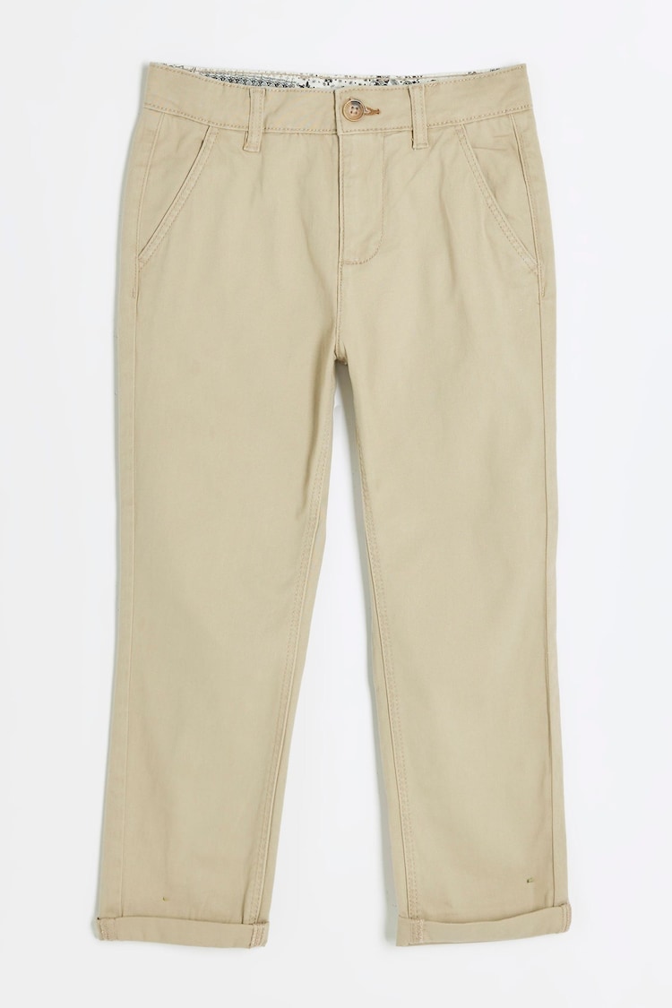 River Island Natural Boys Chinos Trousers - Image 1 of 4