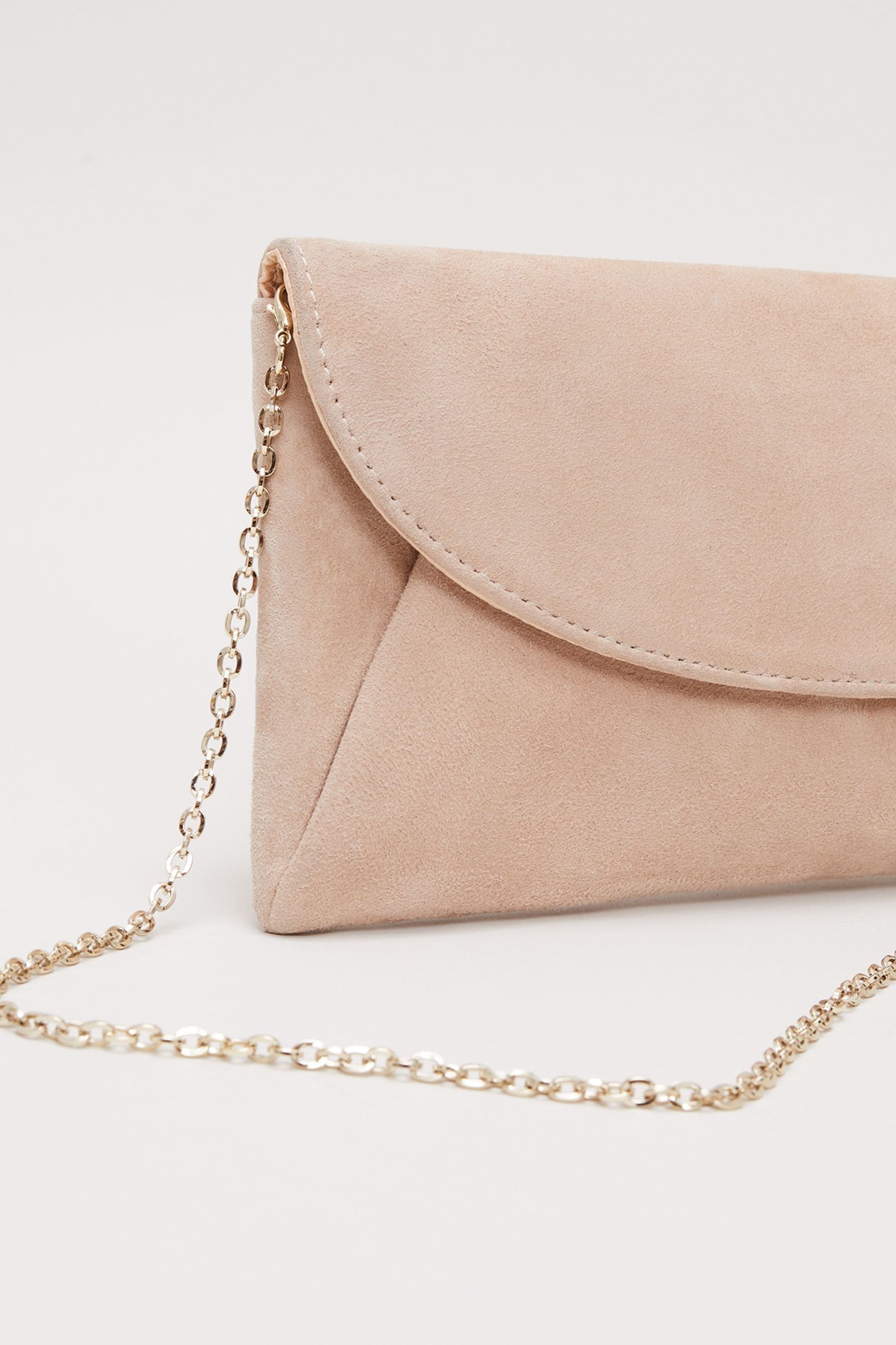 Buy Phase Eight Natural Suede Clutch Bag from the Next UK online shop