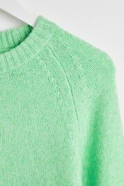 Oliver Bonas Green Longline Knitted Jumper - Image 5 of 8