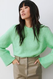 Oliver Bonas Green Longline Knitted Jumper - Image 8 of 8