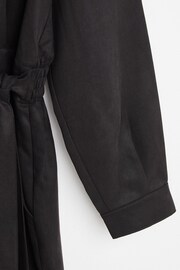 Oliver Bonas Black Wrap Wide Leg Jumpsuit - Image 7 of 8