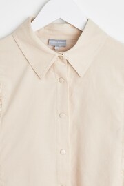 Oliver Bonas Cream Corduroy Shirt - Image 6 of 9