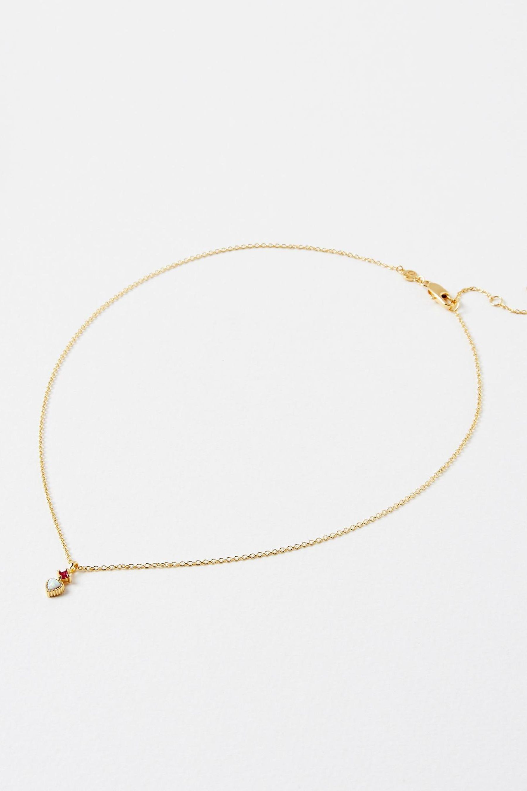 Oliver bonas gold necklace top