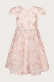 Monsoon Pink Louisa Butterfly Jacquard Dress - Image 2 of 3