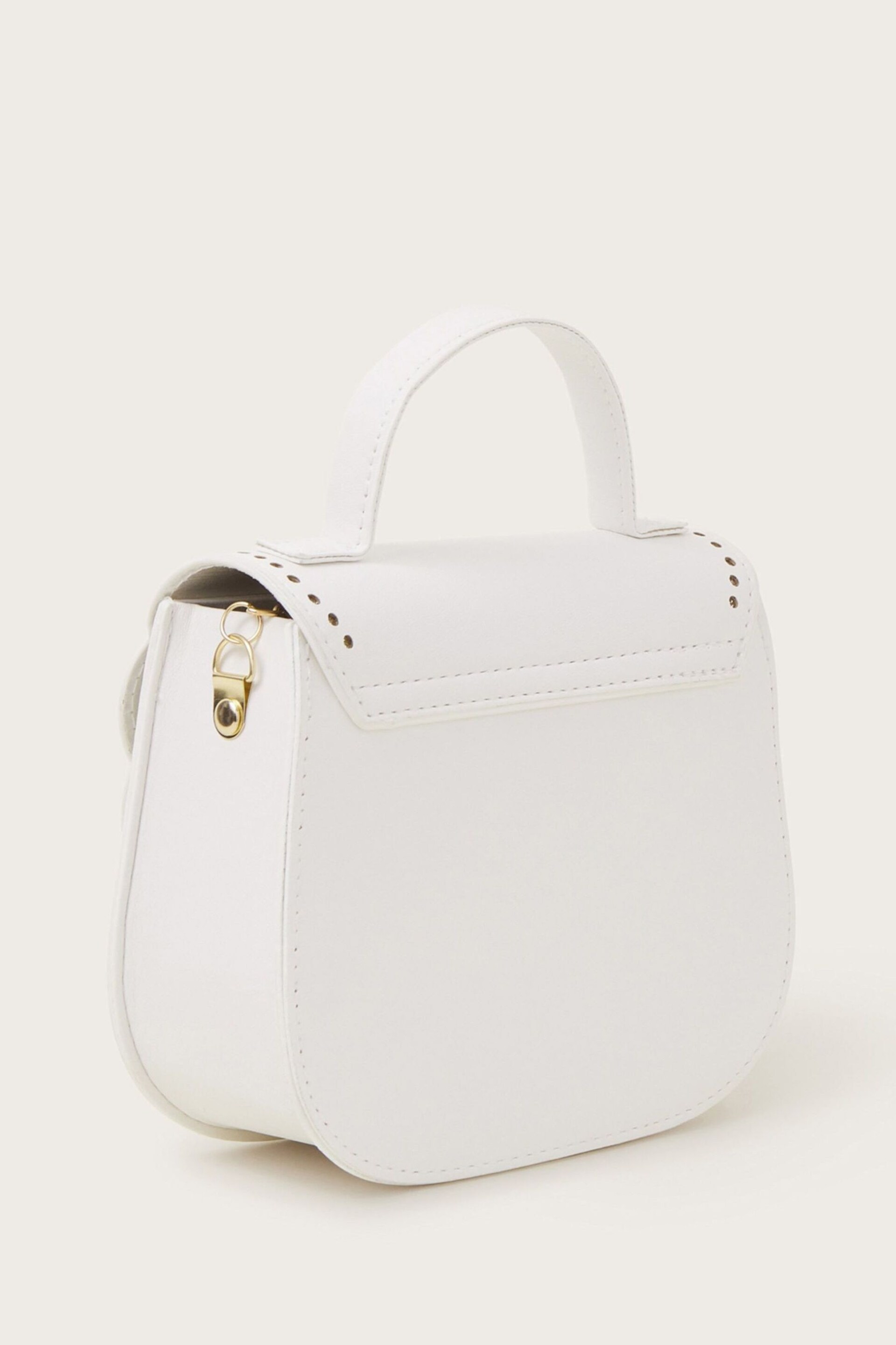 Monsoon White Scallop Butterfly Bag - Image 2 of 3