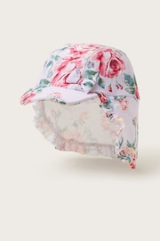 Monsoon Purple Baby Rose Floral Cap - Image 1 of 2