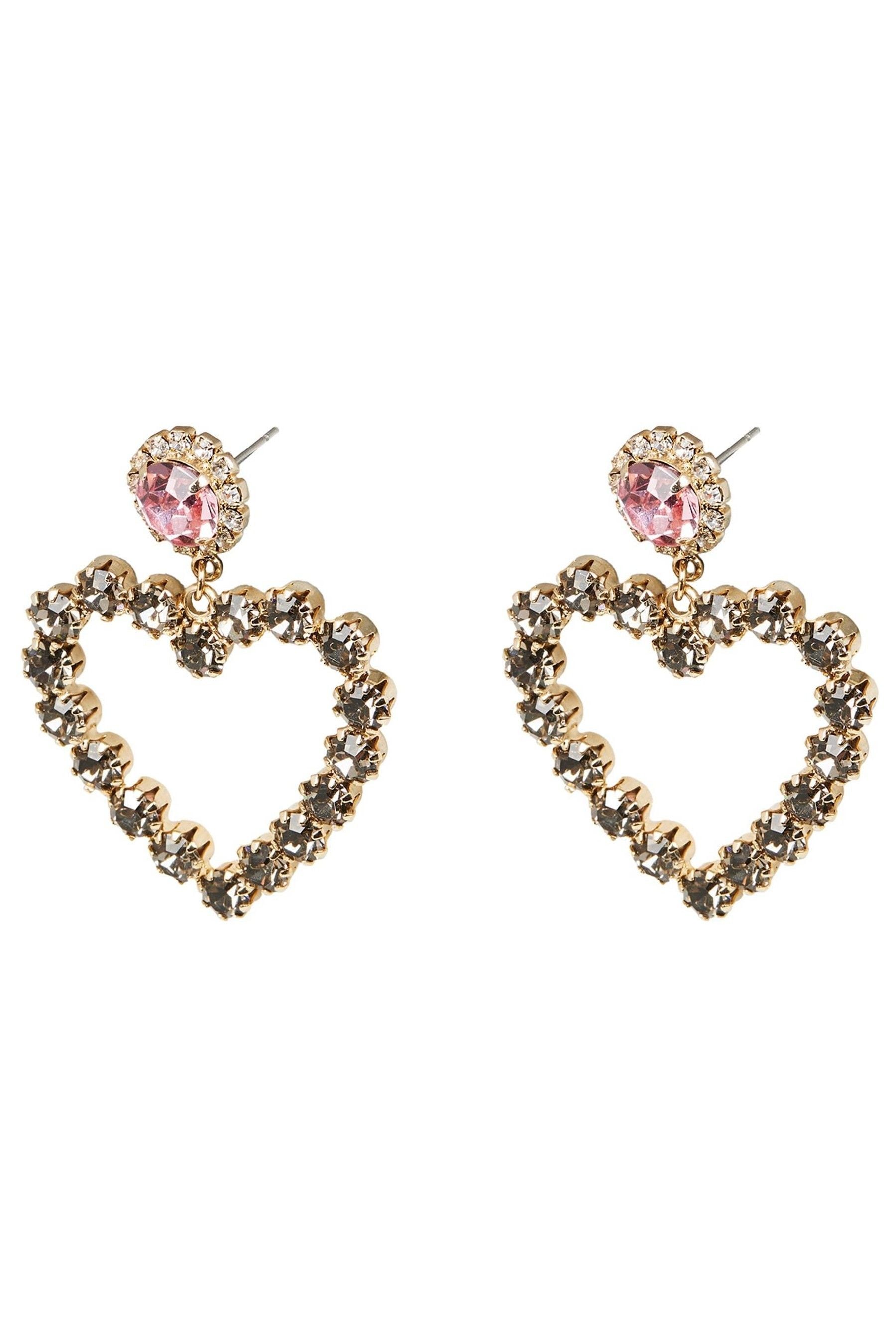 Oliver bonas pink earrings sales