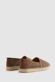 Reiss Coffee Esper Suede Espadrilles - Image 4 of 5