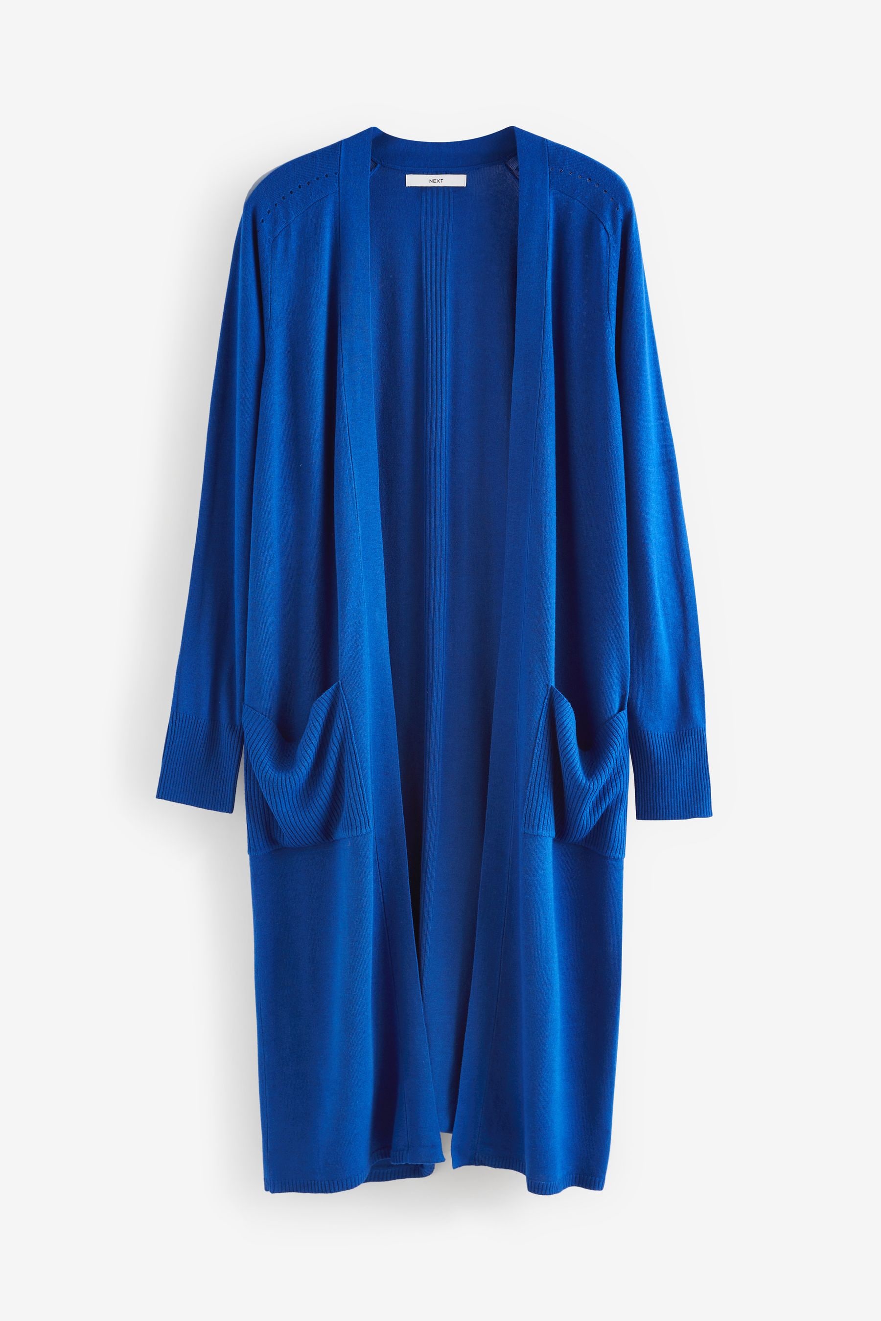 Royal blue long cardigan outlet