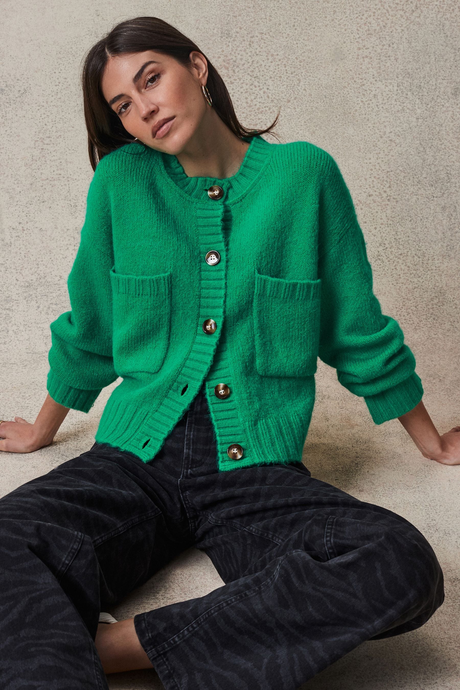 Next green cardigan deals