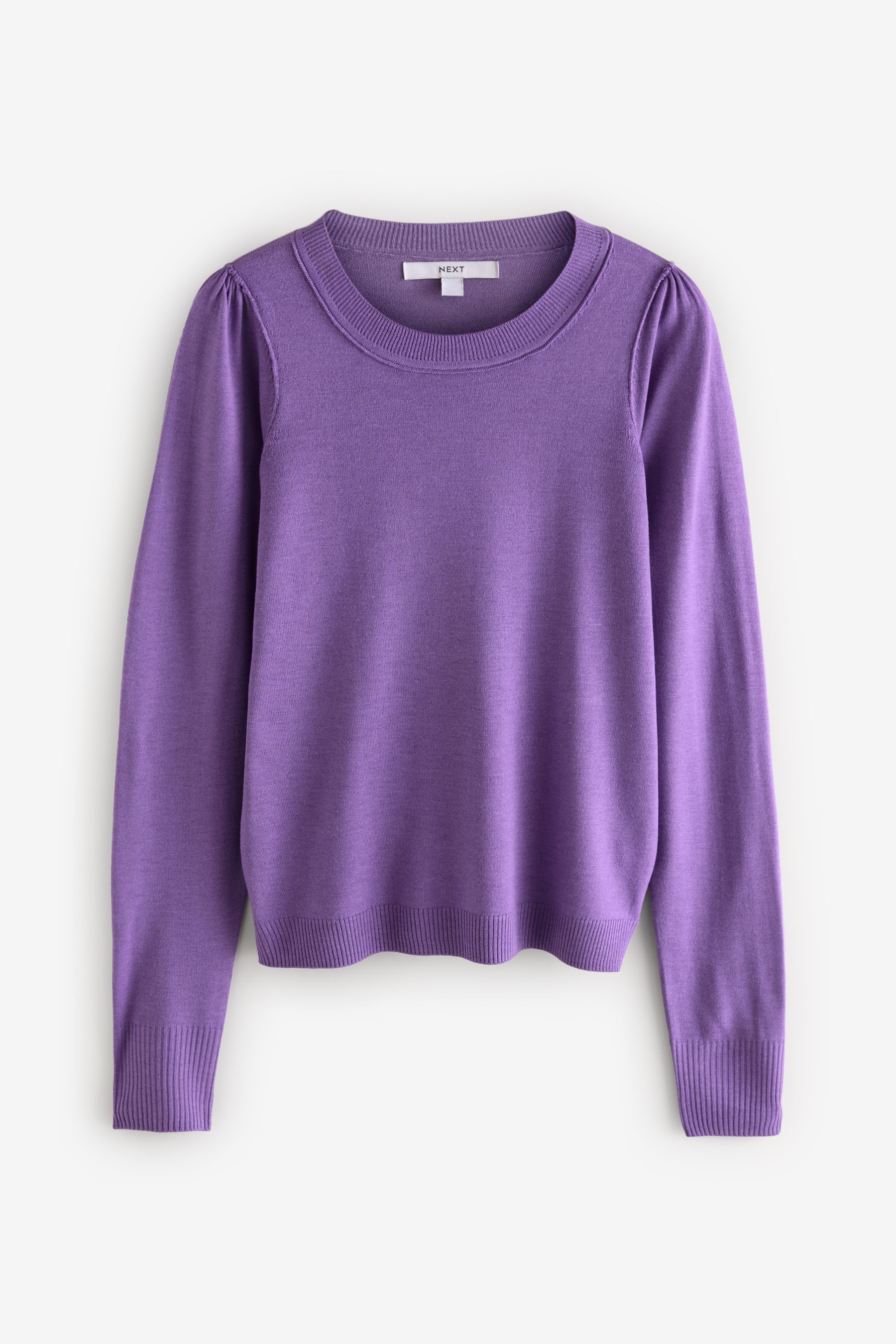 Buy Purple Crew Neck Long Sleeve Jumper from the Next UK online shop