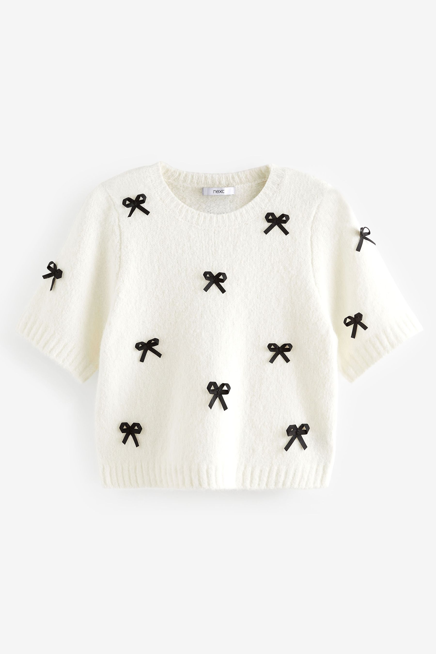 Jumper with bows on sleeves online