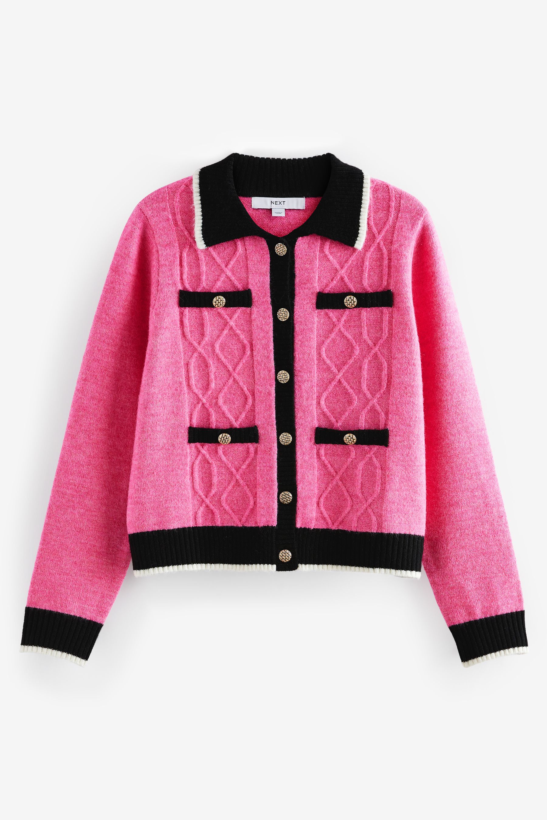 Pink smart jacket top