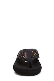 Rocket Dog Spotlight Splash Canvas Cotton Black Sandals - Image 4 of 7