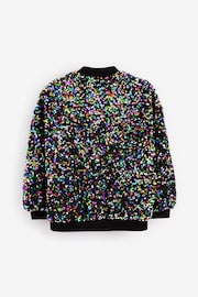 Multi Sequin Bomber Jacket (3-16yrs) - Image 6 of 7