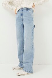 FatFace Blue Caris Carpenter Jeans - Image 3 of 5