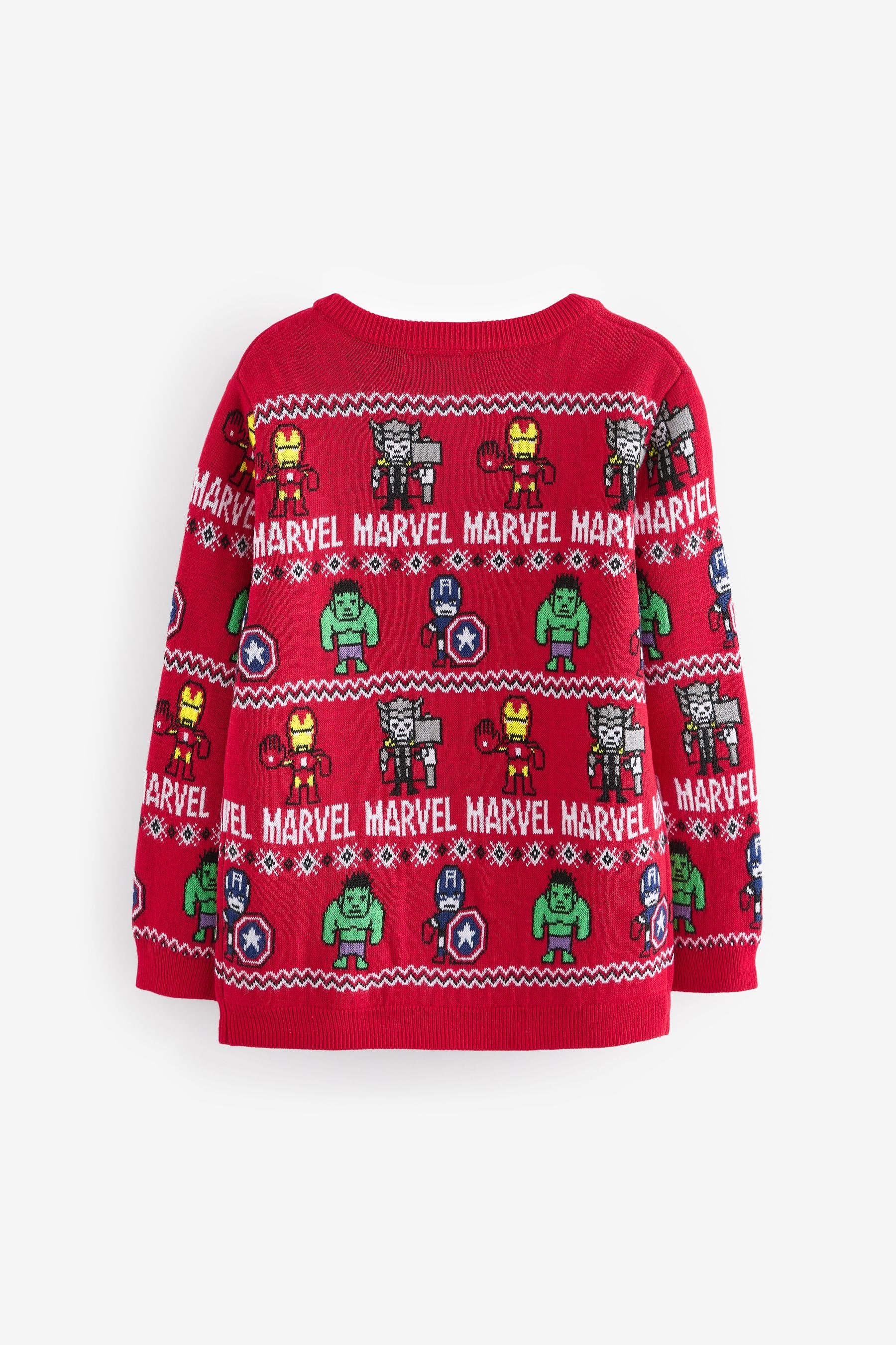 Mens marvel christmas jumper top