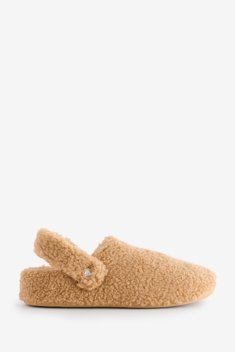 Crocs Sand Classic Cozzzy Borg Slippers - Image 1 of 8