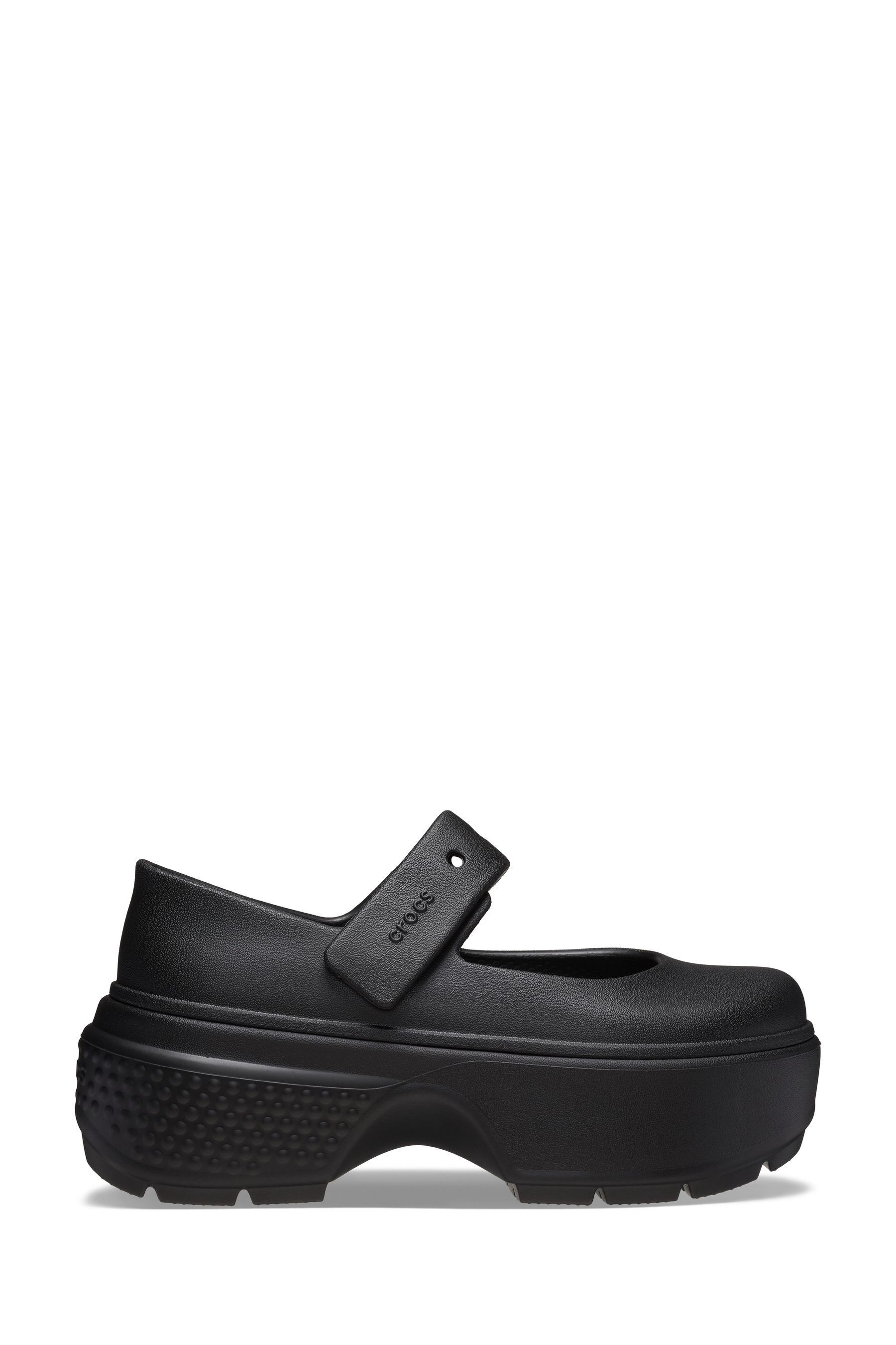 Crocs Black Stomp Mary Jane Shoes