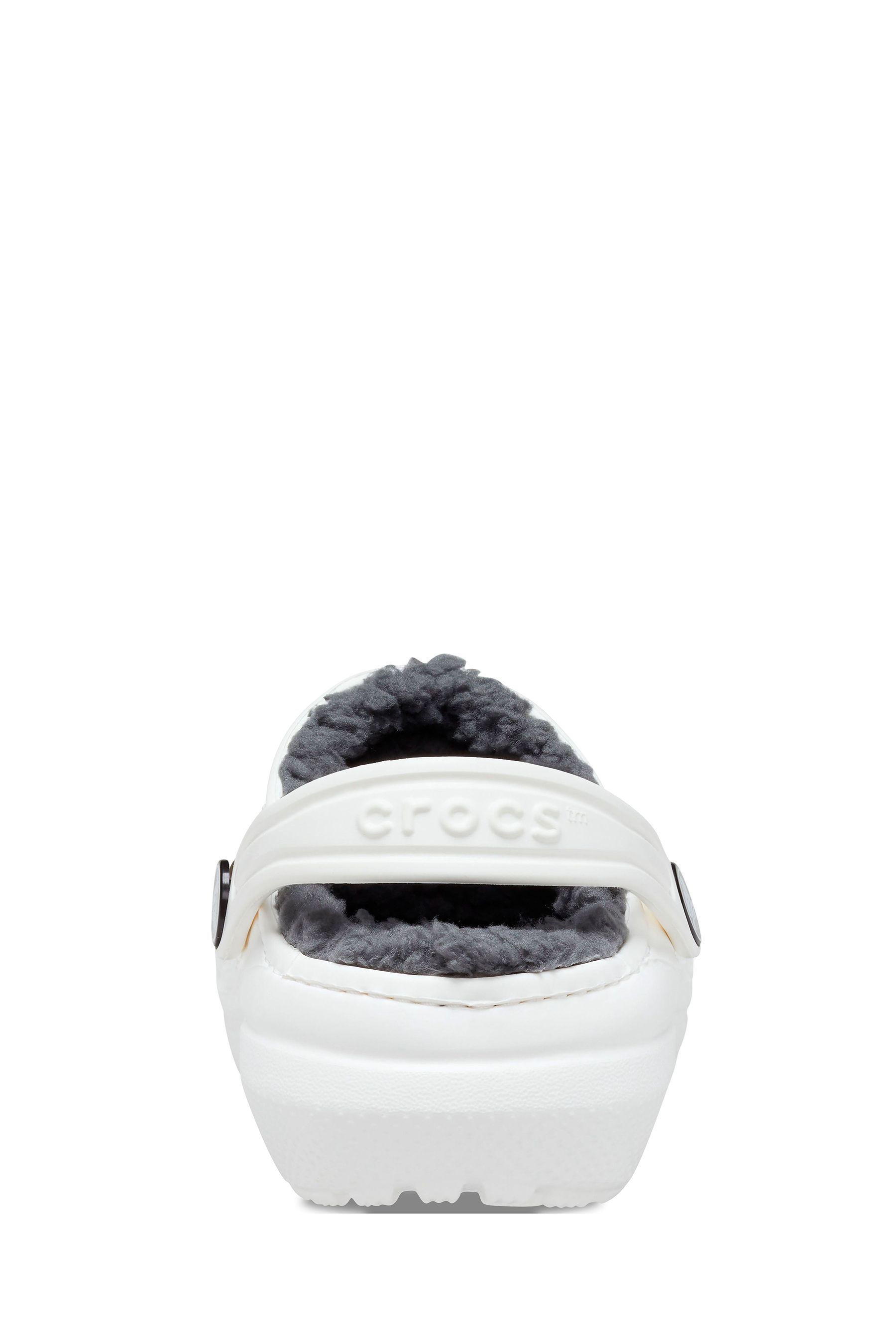 Buy Crocs White Fluffy Kids Lined Clogs from Next Canada