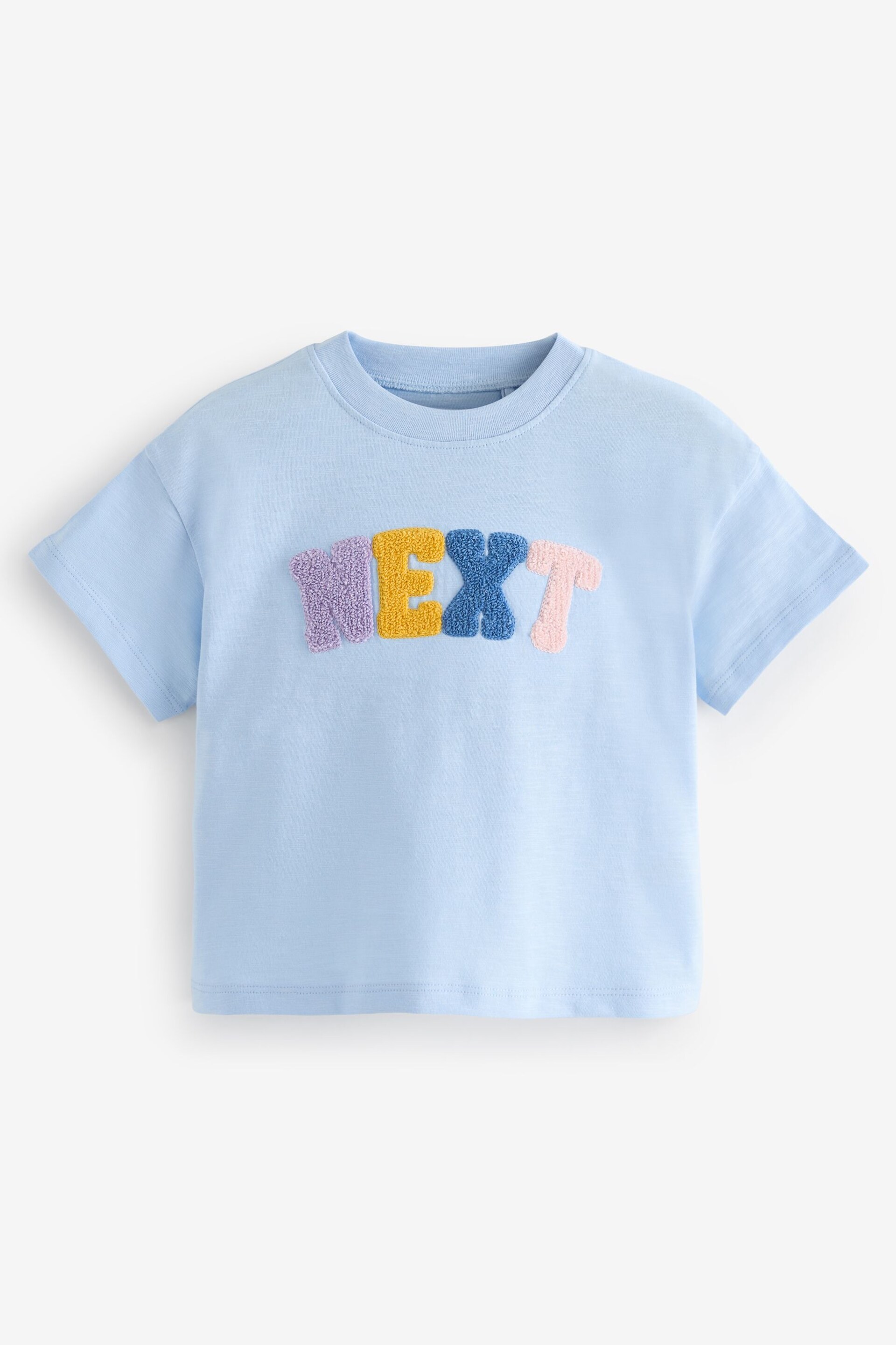 Blue Next Logo Short Sleeve T-Shirt (3mths-7yrs) - Image 1 of 3