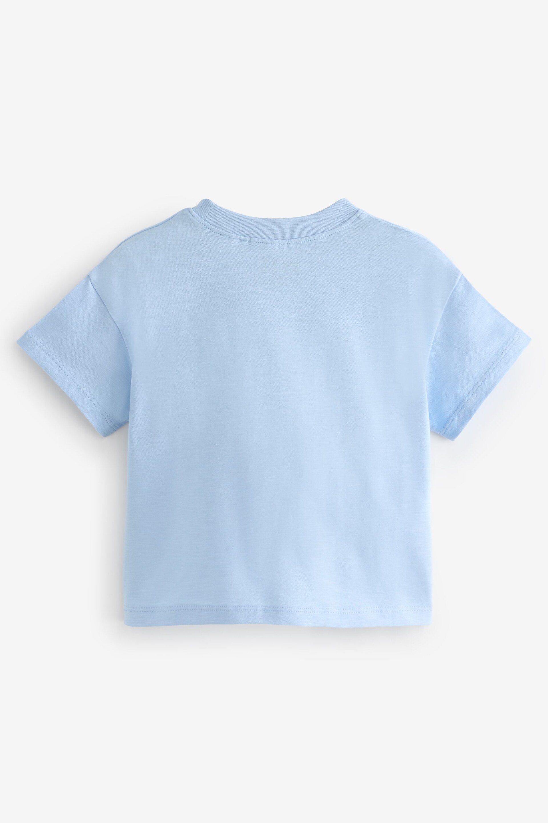 Blue Next Logo Short Sleeve T-Shirt (3mths-7yrs) - Image 2 of 3