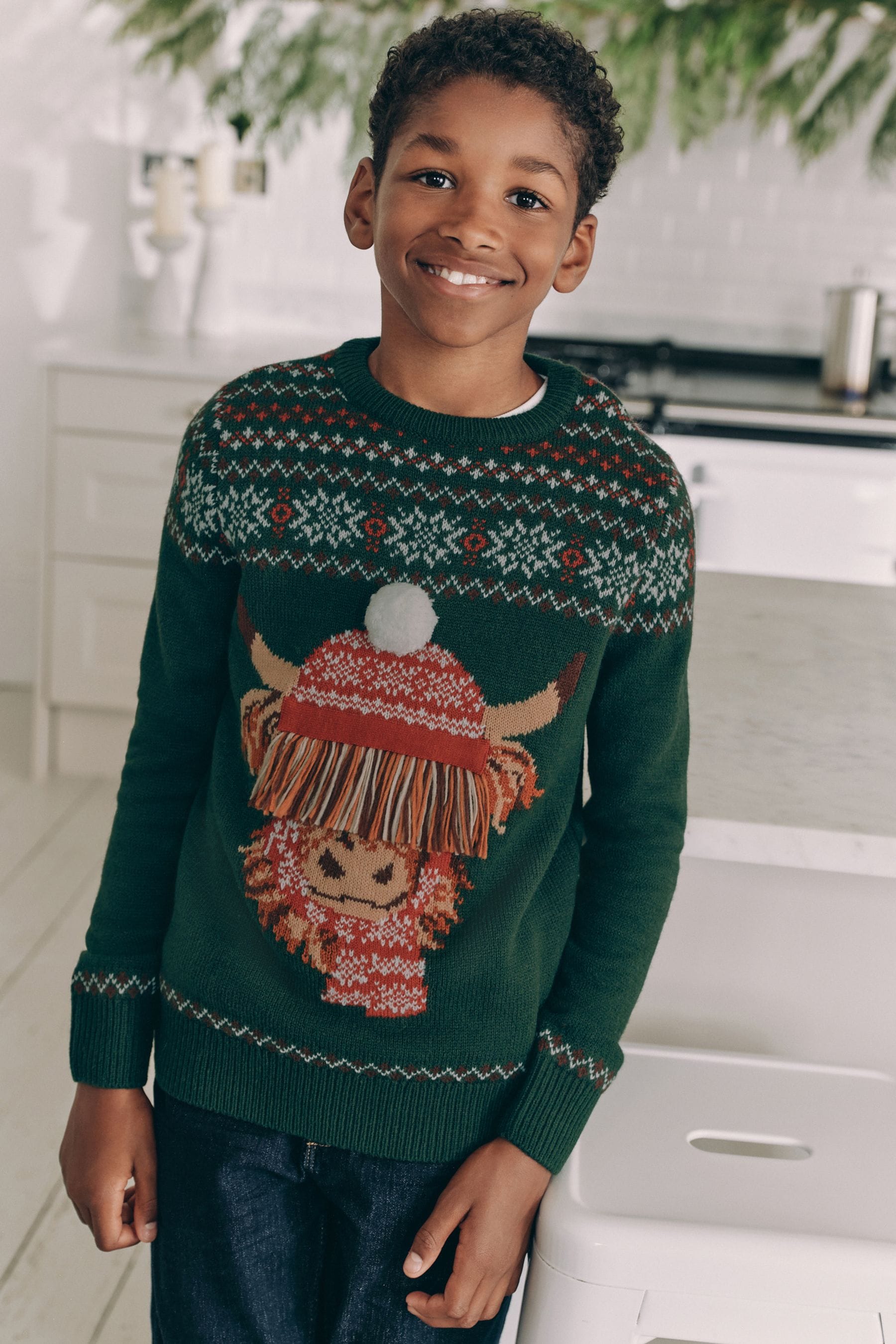 Kids christmas pudding jumper discount