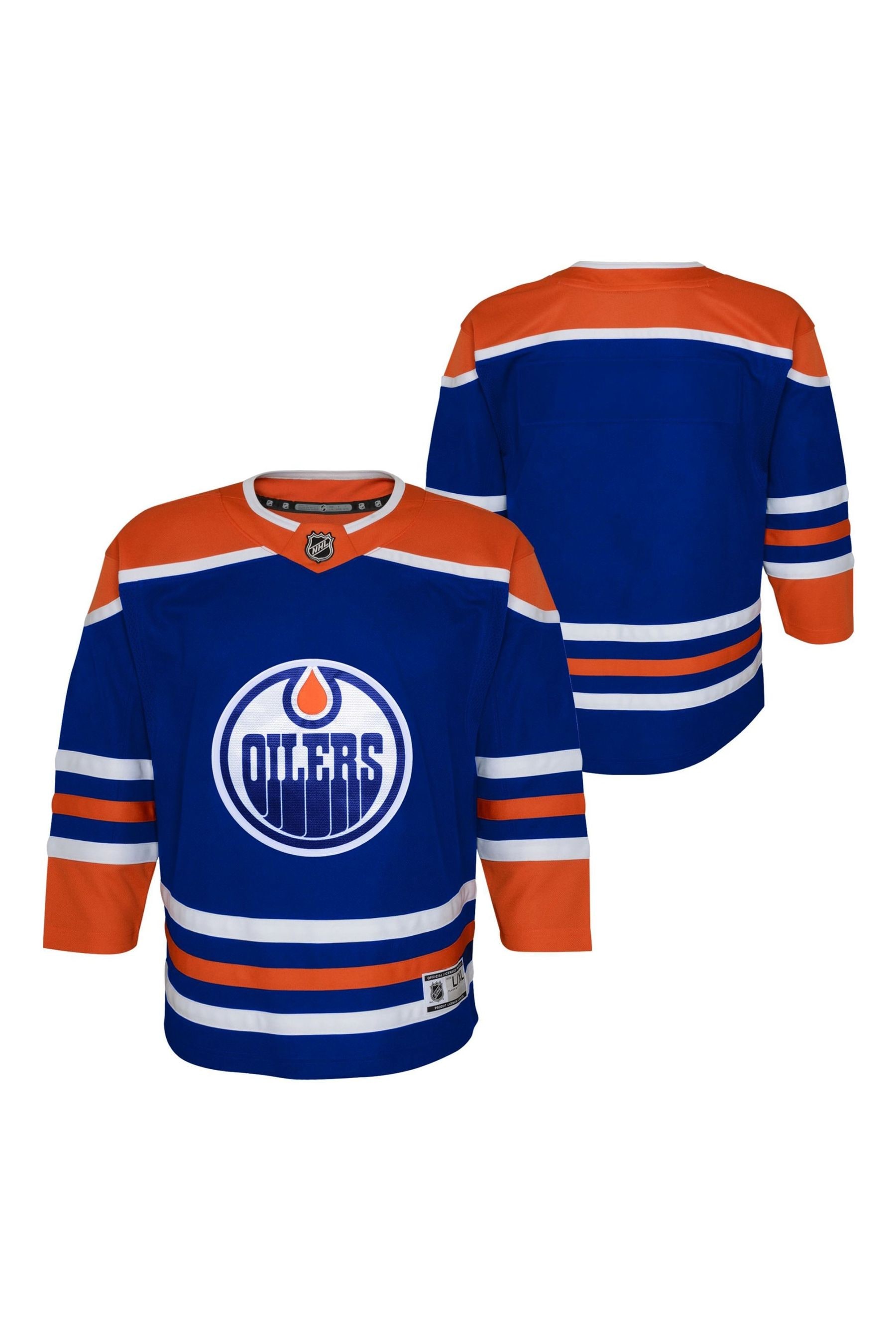 Buy Fanatics Blue NHL Edmonton Oilers Replica Home Jersey Kids from Next Ireland