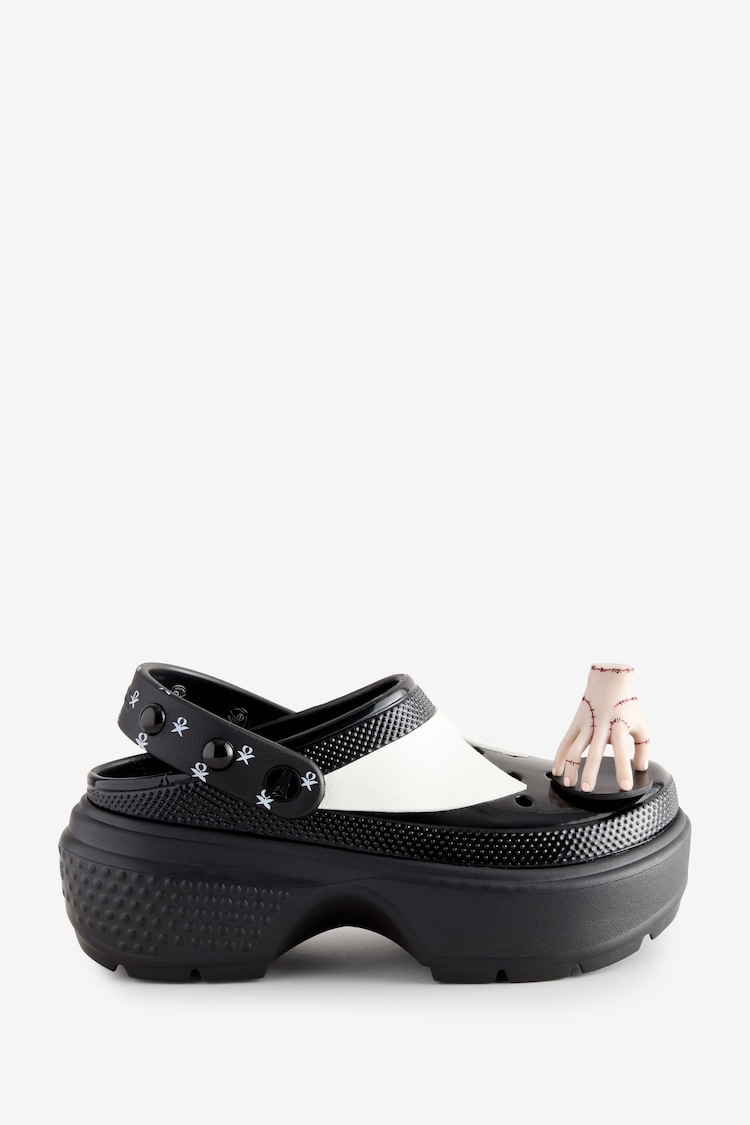 Crocs Black Wednesday Stomp Clogs - Image 1 of 8