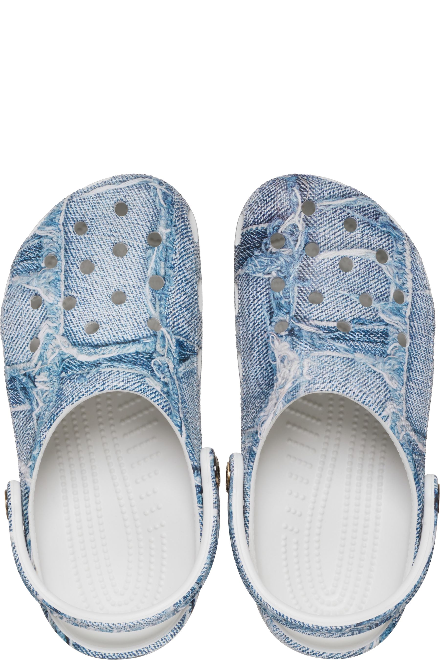 Crocs denim shoes discount