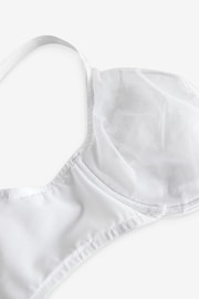 White Lace DD+ Minimiser Full Cup Bra - Image 7 of 7
