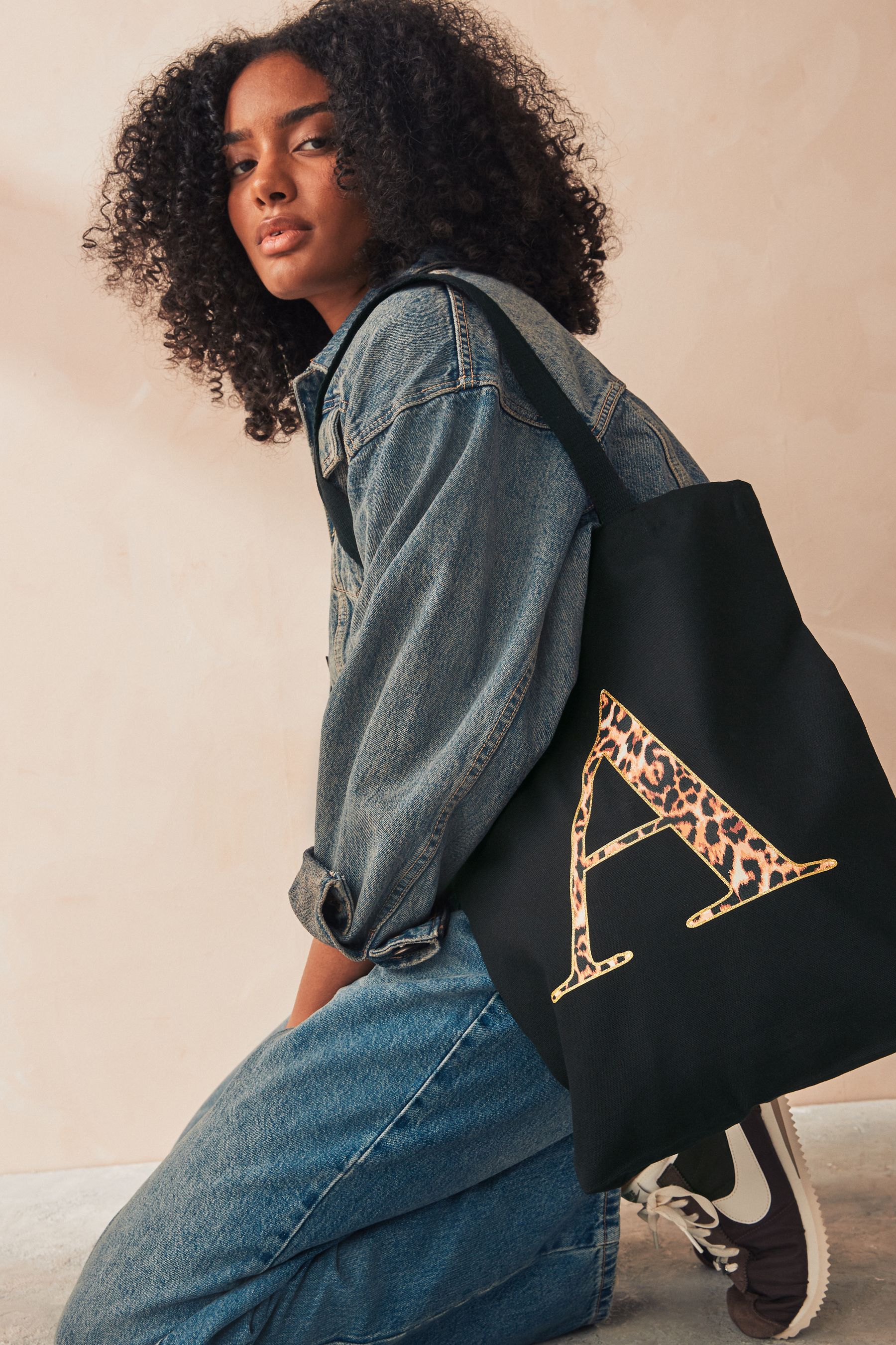Leopard Print Cotton Reuseable Bag