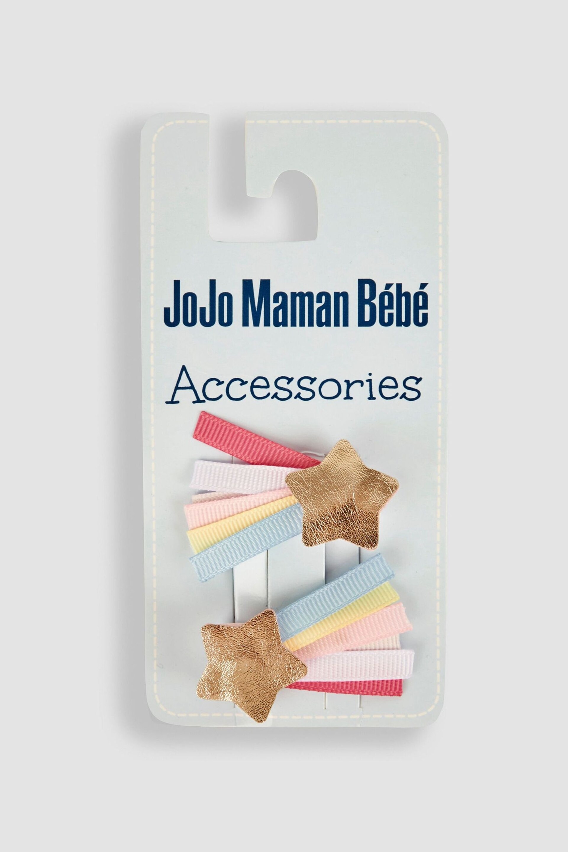 JoJo Maman Bébé Gold 2-Pack Star Clips - Image 1 of 3