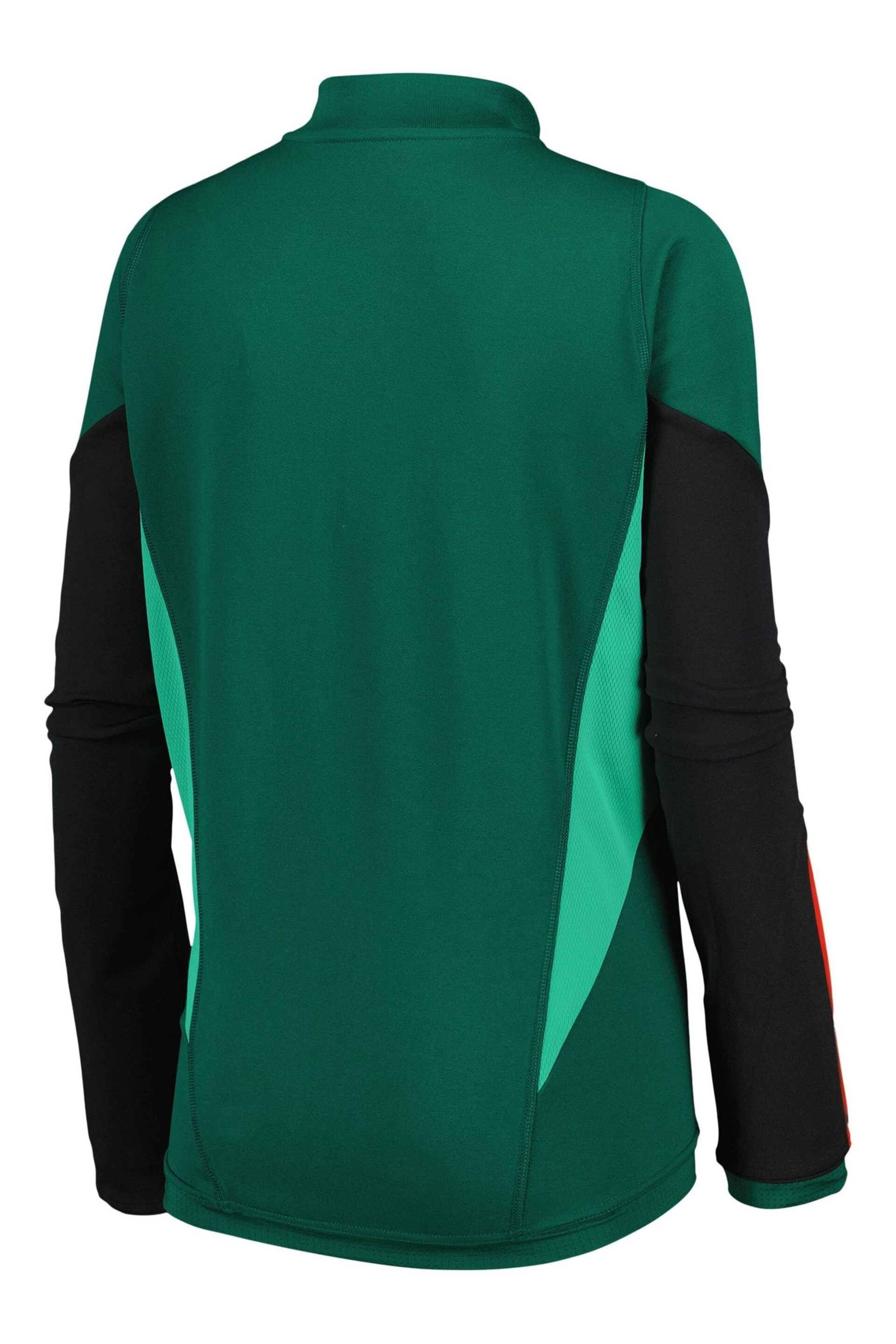 adidas Green Manchester United Training Top Womens - Image 3 of 3
