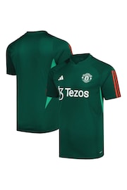 adidas Green Manchester United Training Shirt - Image 1 of 3
