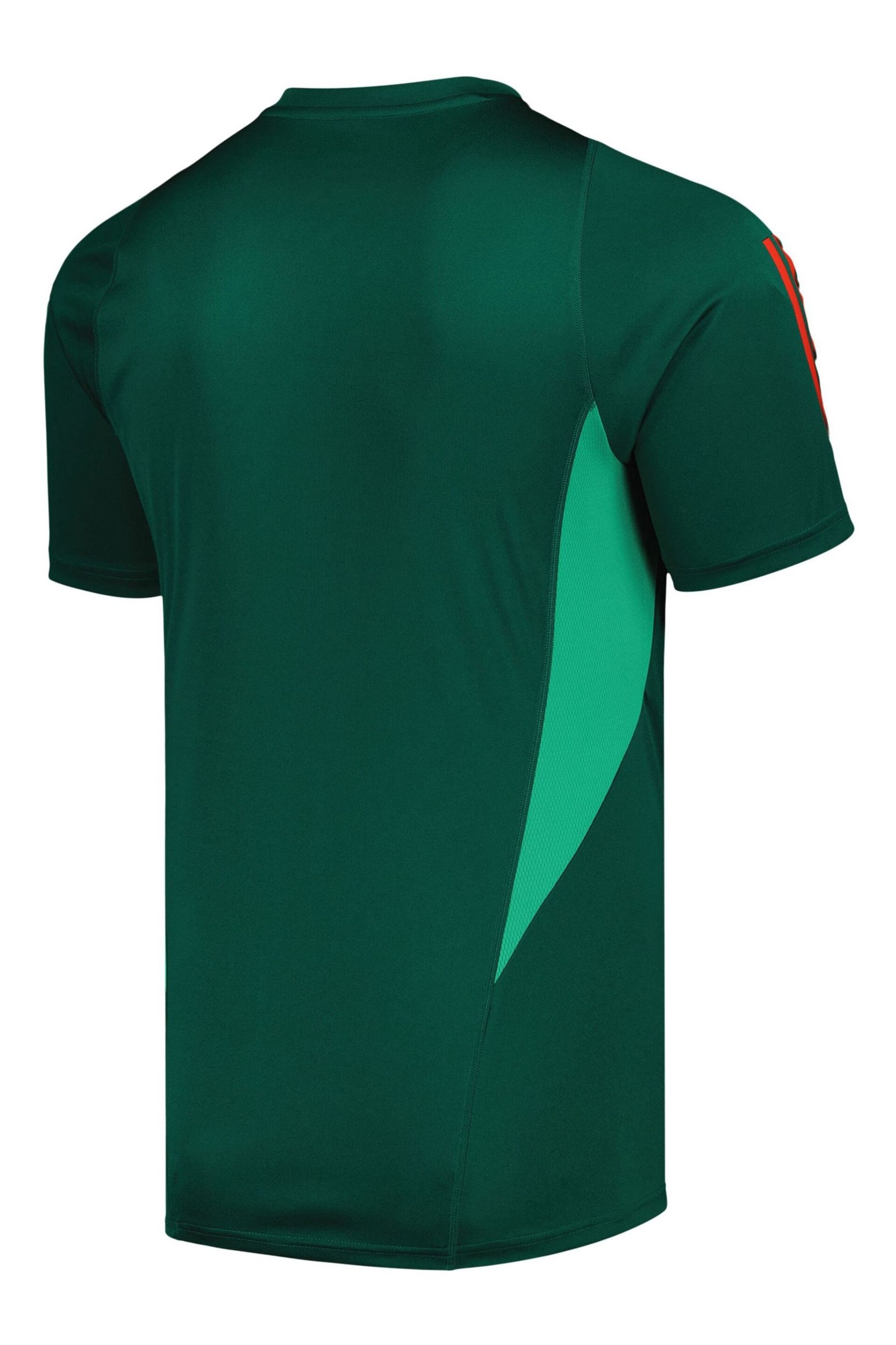 adidas Green Manchester United Training Shirt - Image 3 of 3
