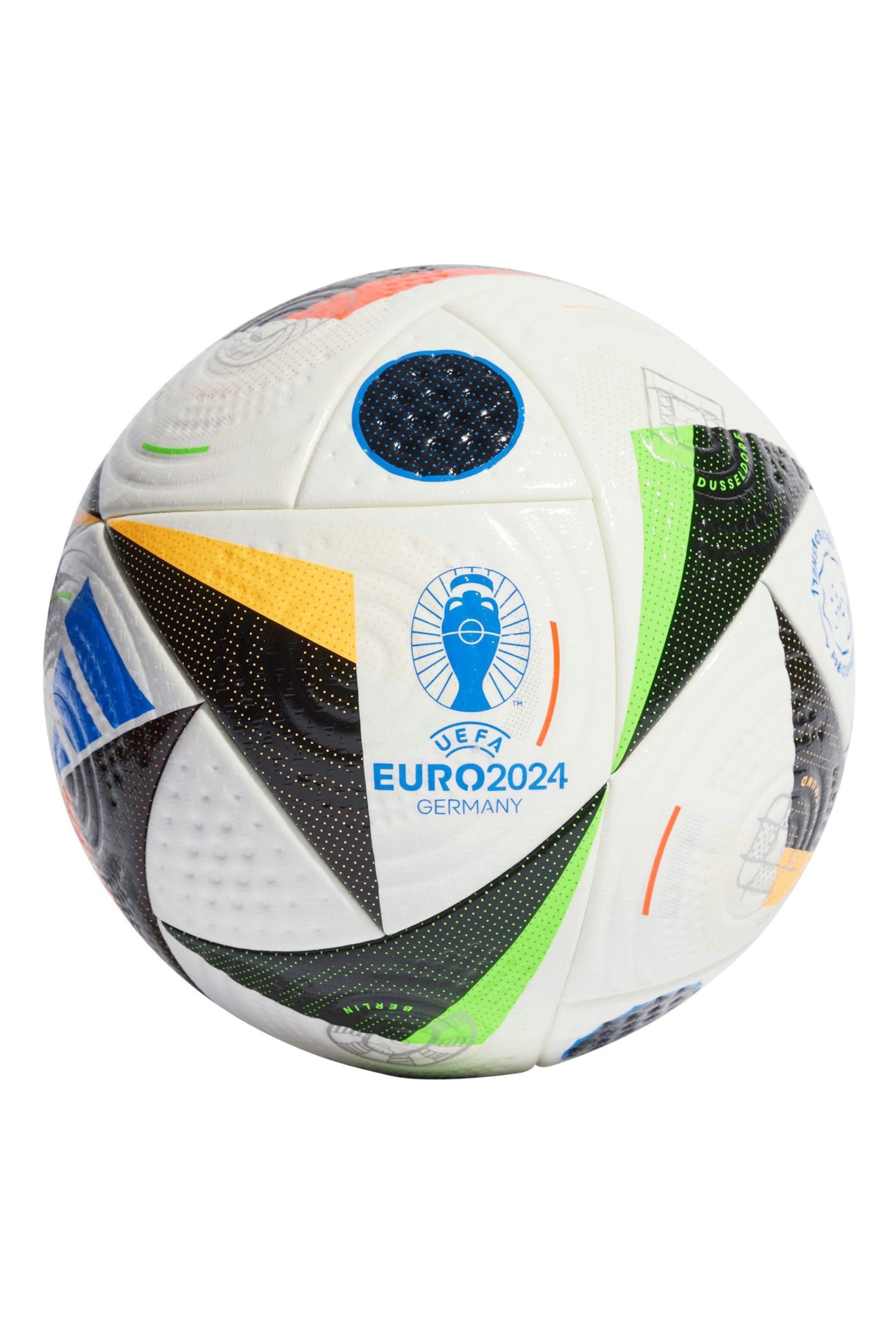 adidas White adidas Euro 2024 Fussballliebe Pro White Football - Image 1 of 2