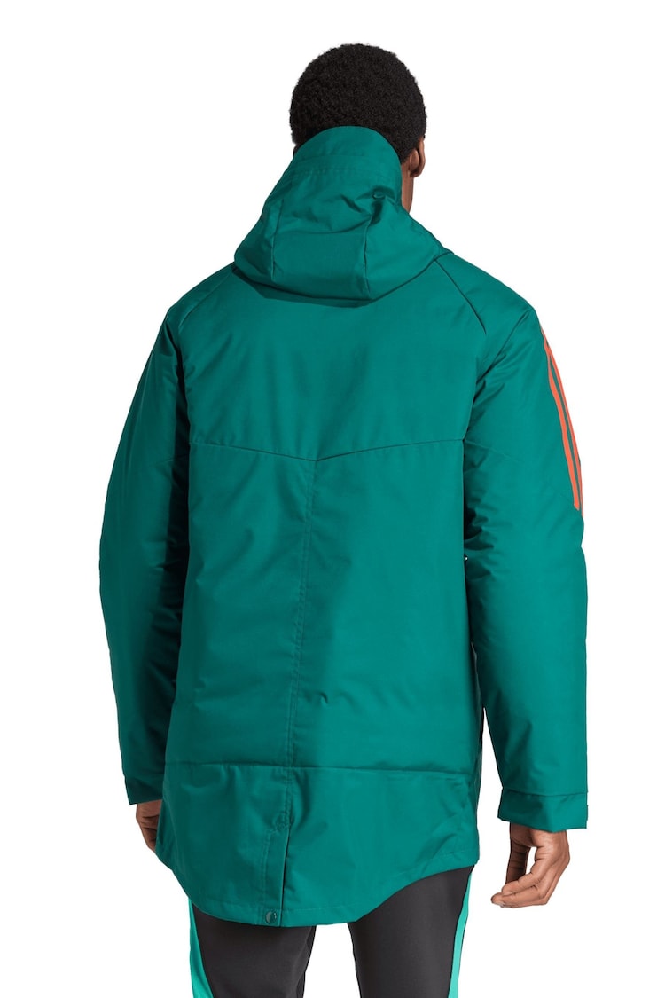 adidas Green Manchester United Training Stadium Parka Jacket - Image 2 of 3