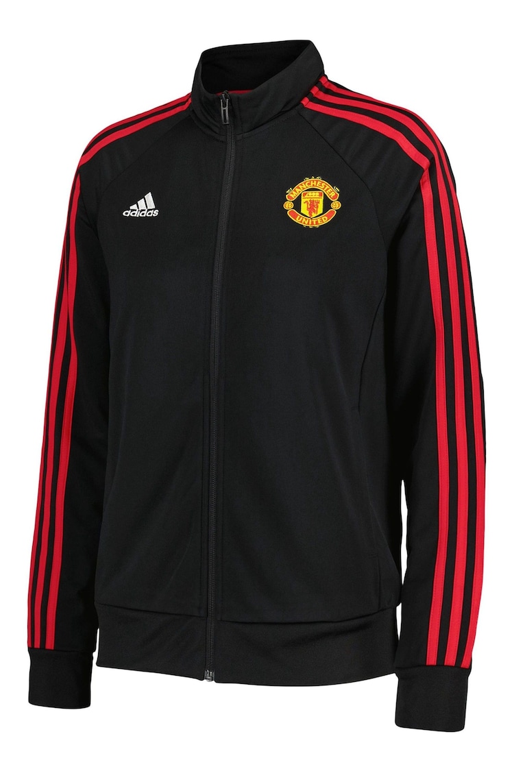 adidas Black Manchester United DNA Track Top Womens - Image 2 of 3