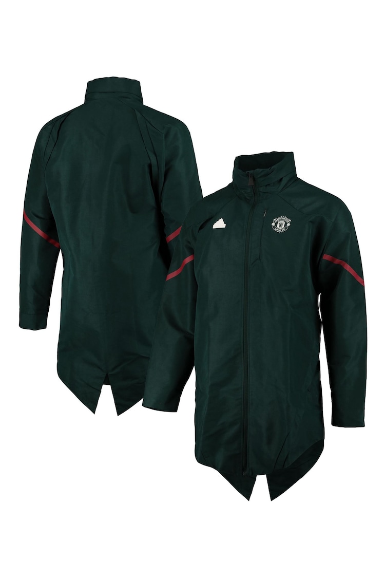 adidas Black Manchester United Travel Jacket - Image 1 of 3