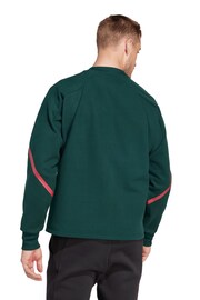 adidas Green Manchester United D4GMDY Travel Sweatshirt - Image 2 of 5