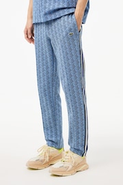 Lacoste Blue Monogram Tracksuit Bottoms - Image 1 of 8