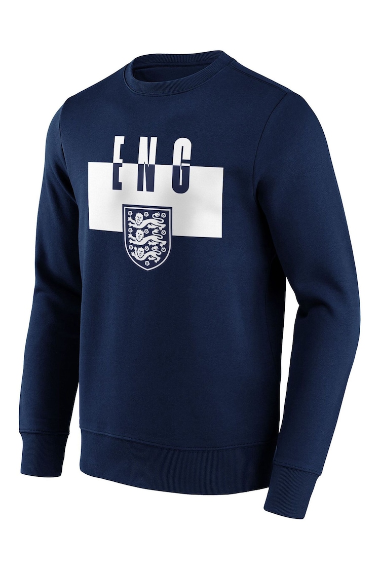 Fanatics Blue England Revert Graphic Sweatshirt - Image 2 of 3